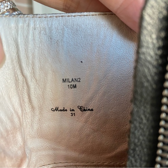 Donald J Pliner Milan Platform Leather Heeled Ankle Boots 10 - Picture 10 of 13